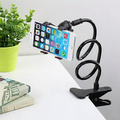 Flexible Gooseneck Mobile Phone Holder with Adjustable Arm and Clamp