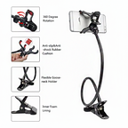 Flexible Gooseneck Mobile Phone Holder with Adjustable Arm and Clamp