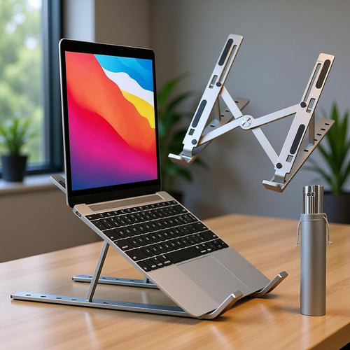 Adjustable Foldable Laptop Stand Portable Laptop Holder for Desk and Office