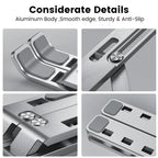 Adjustable Foldable Laptop Stand Portable Laptop Holder for Desk and Office
