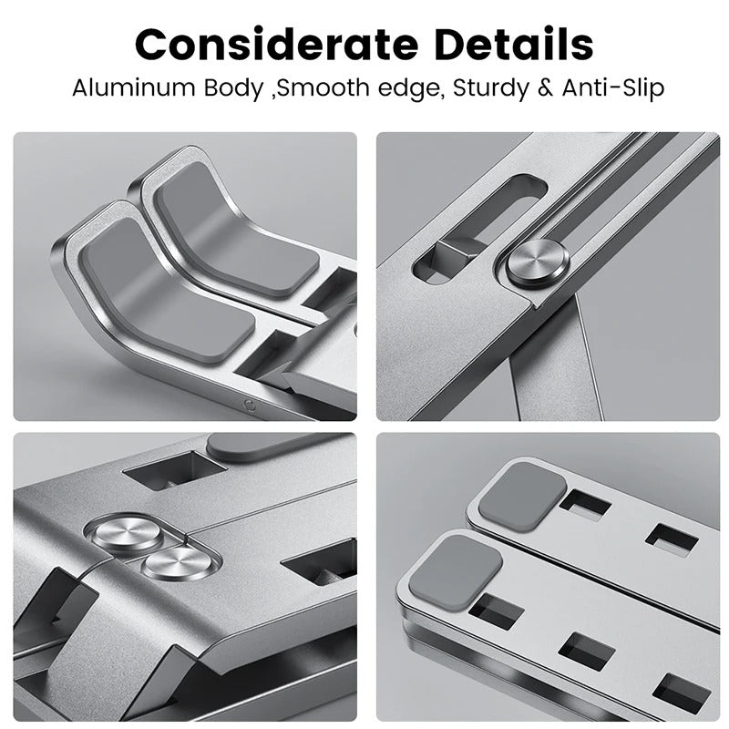 Adjustable Foldable Laptop Stand Portable Laptop Holder for Desk and Office