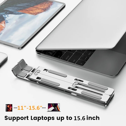 Adjustable Foldable Laptop Stand Portable Laptop Holder for Desk and Office