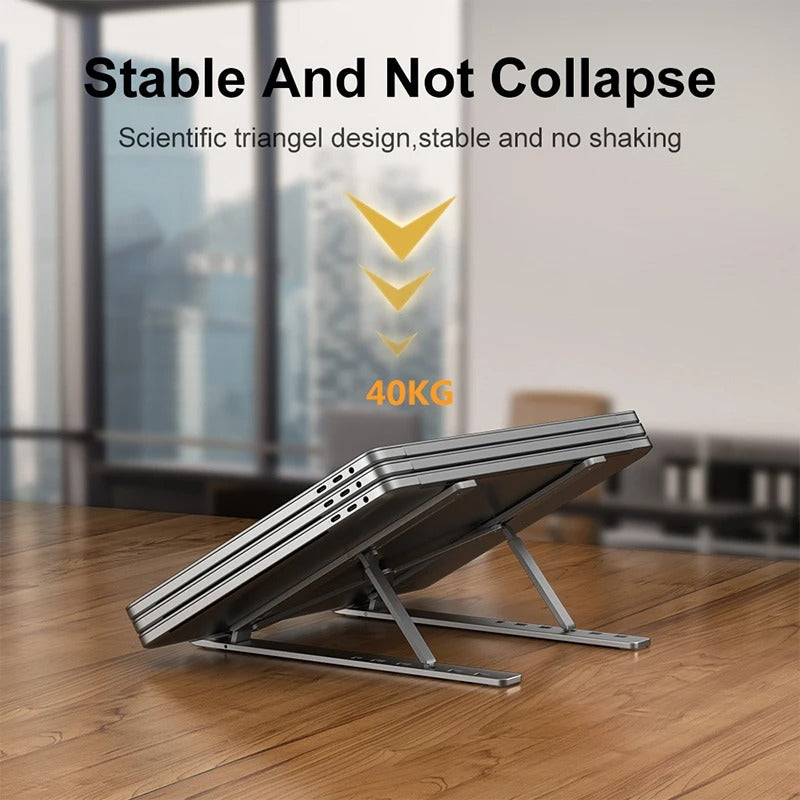 Adjustable Foldable Laptop Stand Portable Laptop Holder for Desk and Office